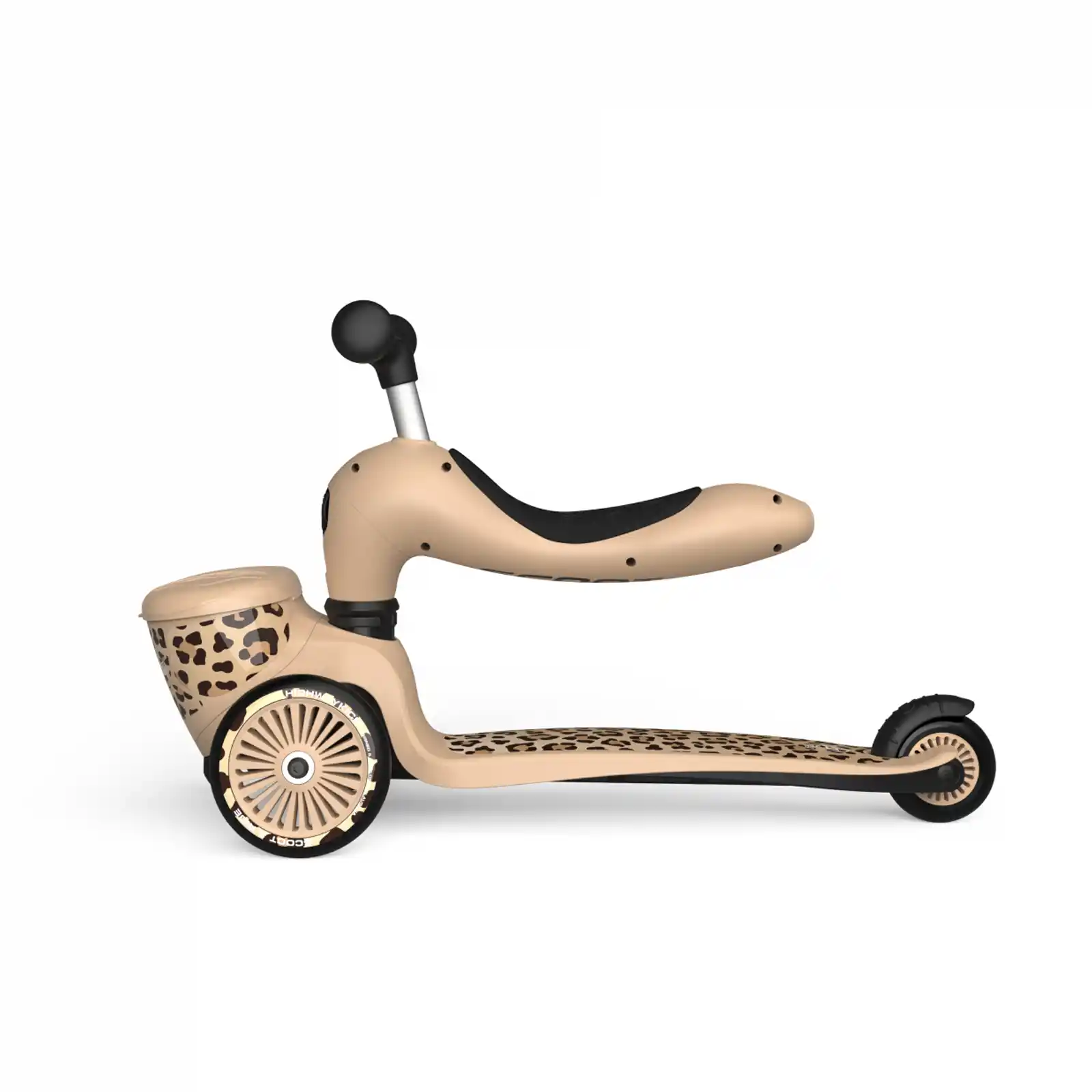 Trotinete copii 1-5 ani, cu scaun, Scoot Ride, HighwayKick 1 Lifestyle Leopard [2]