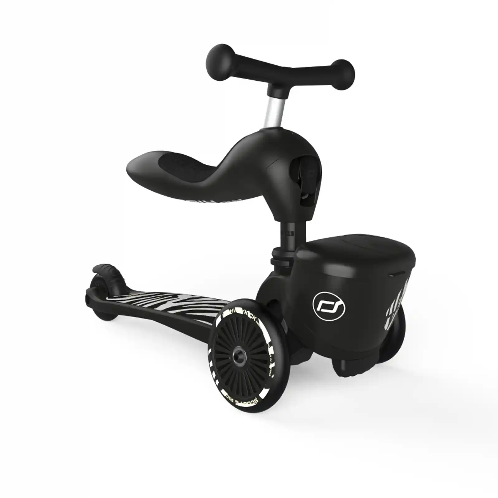 Trotinete copii 1-5 ani, cu scaun, Scoot Ride, HighwayKick 1 Lifestyle Zebra [5]