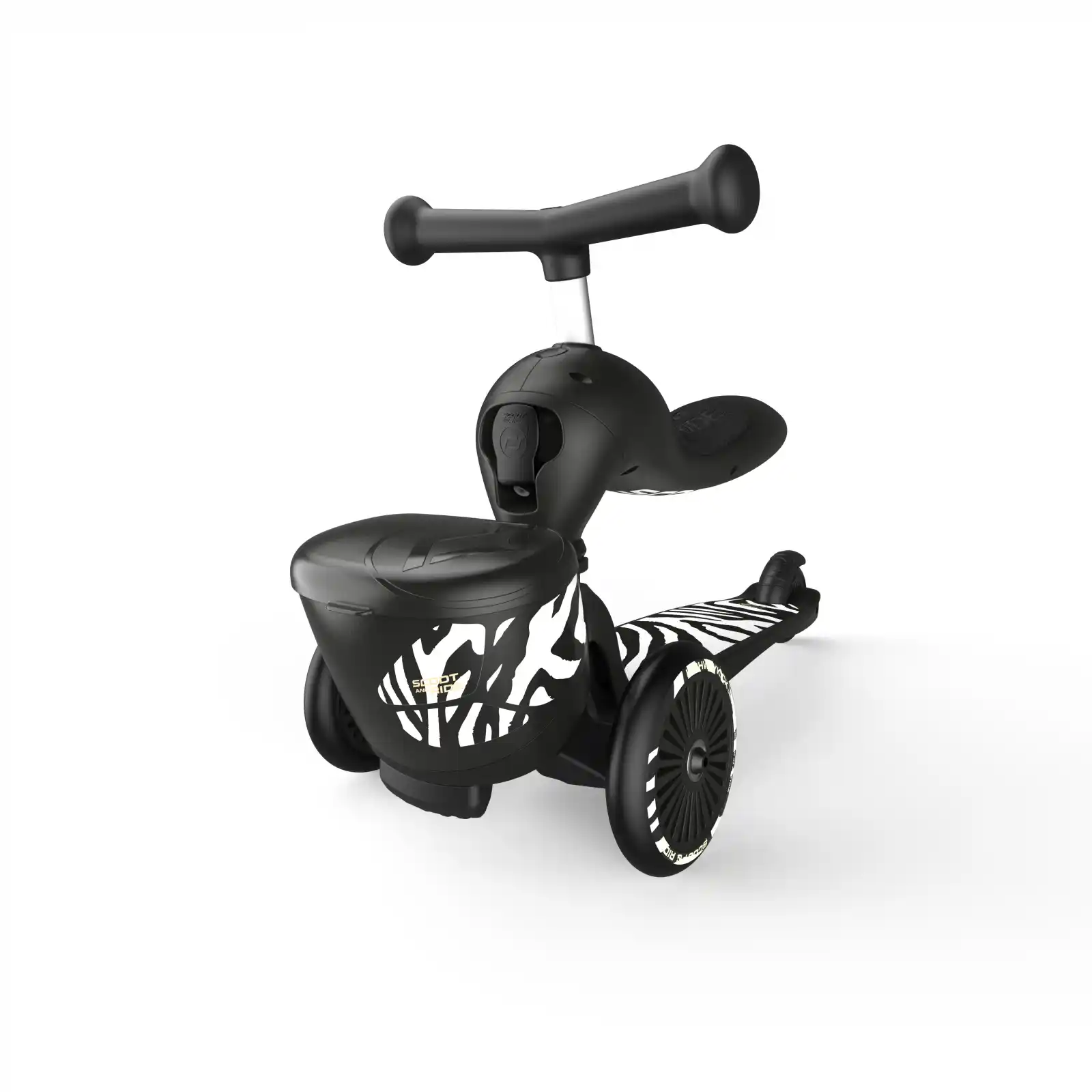 Trotinete copii 1-5 ani, cu scaun, Scoot Ride, HighwayKick 1 Lifestyle Zebra [2]