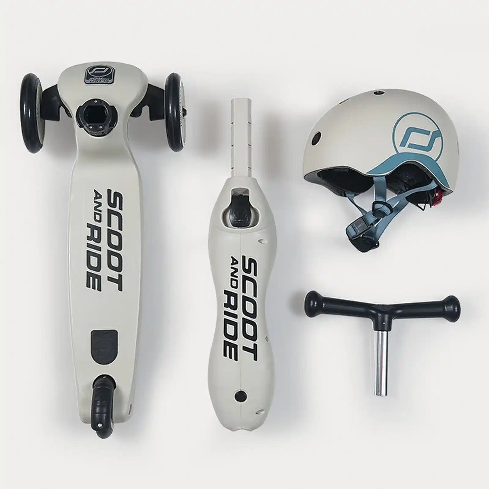 Trotinete copii, cu scaun, Scoot and Ride, HighwayKick 1 Ash, 1-5 ani [6]