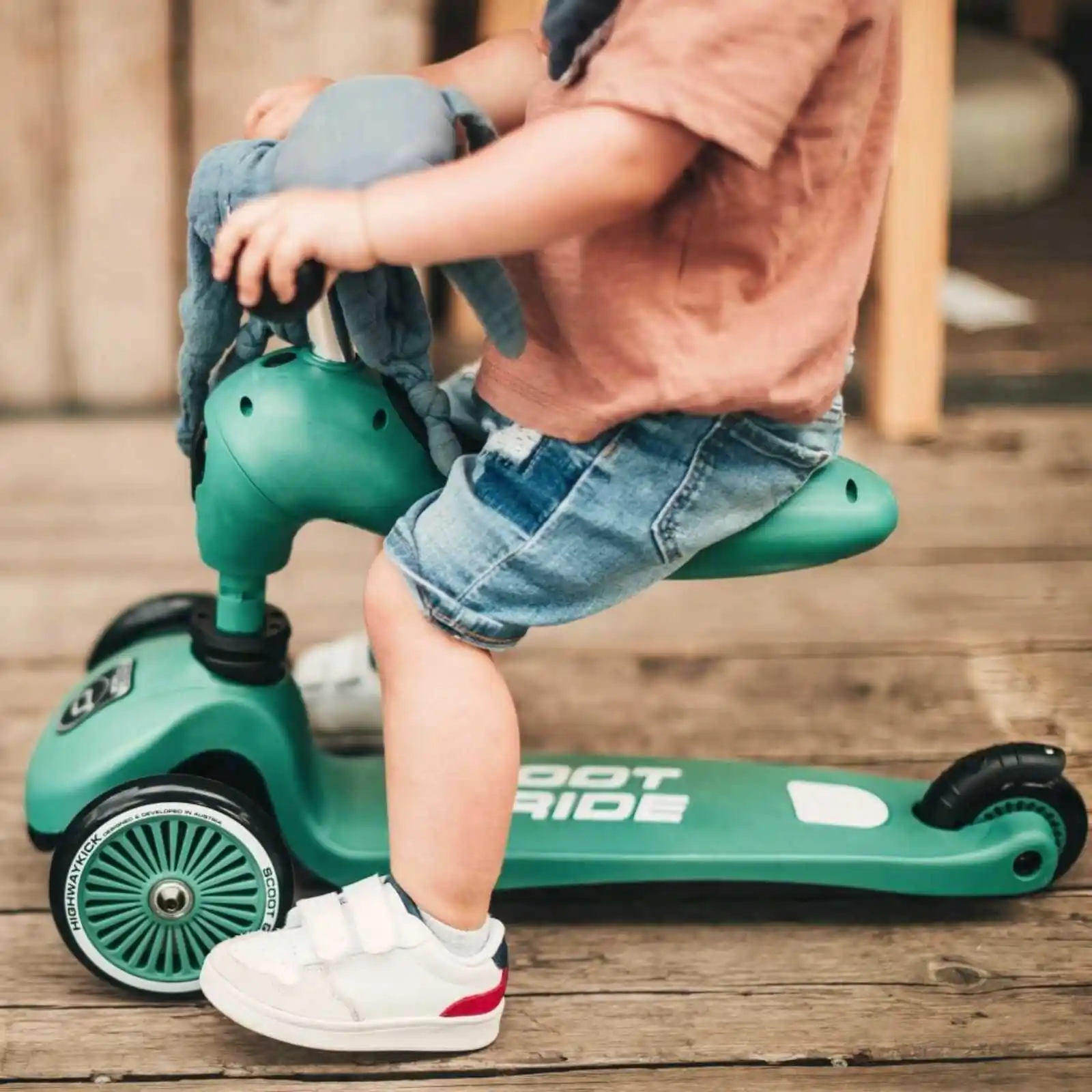 Trotinete copii, cu scaun, Scoot and Ride, HighwayKick 1 Forest, 1-5 ani [2]