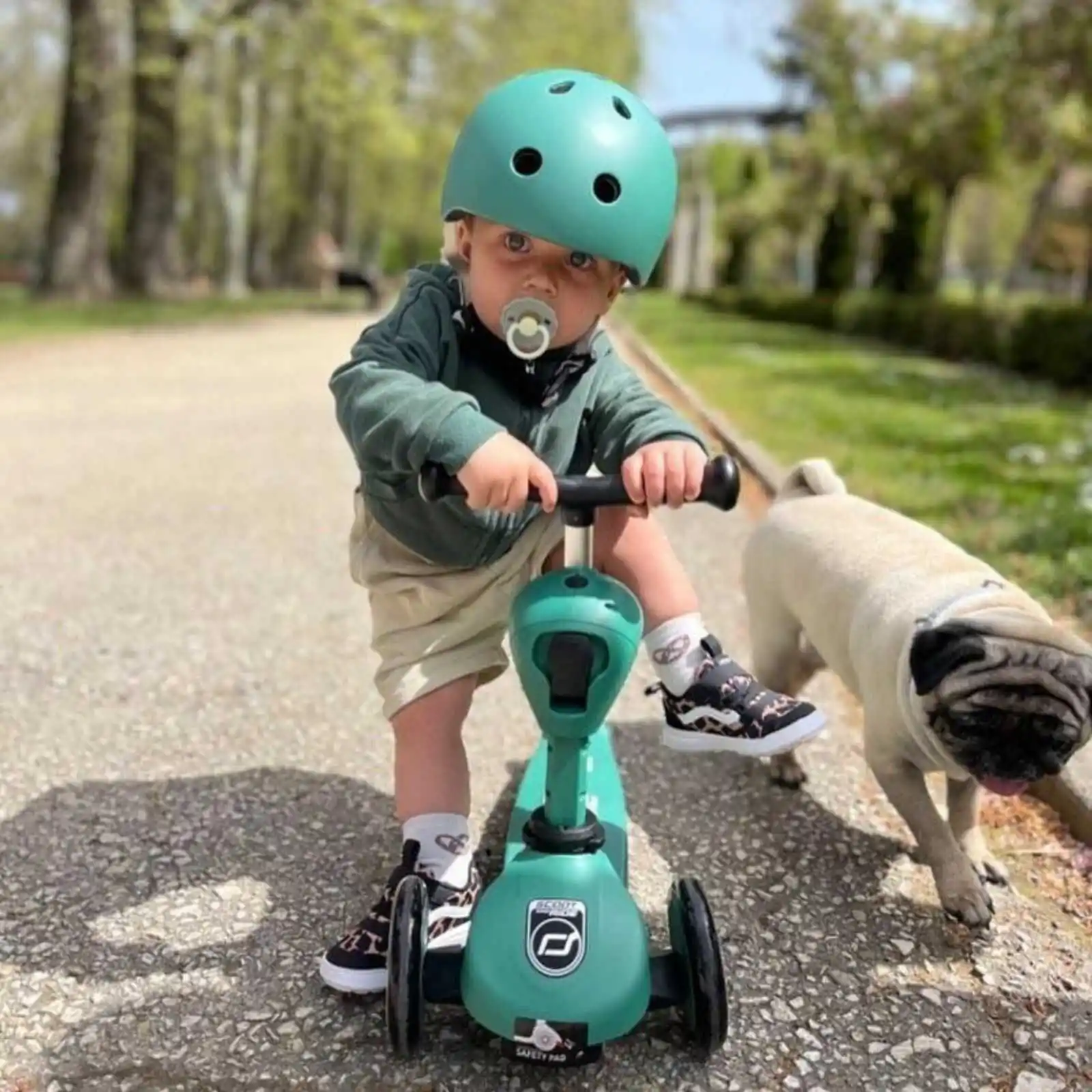 Trotinete copii, cu scaun, Scoot and Ride, HighwayKick 1 Forest, 1-5 ani [1]