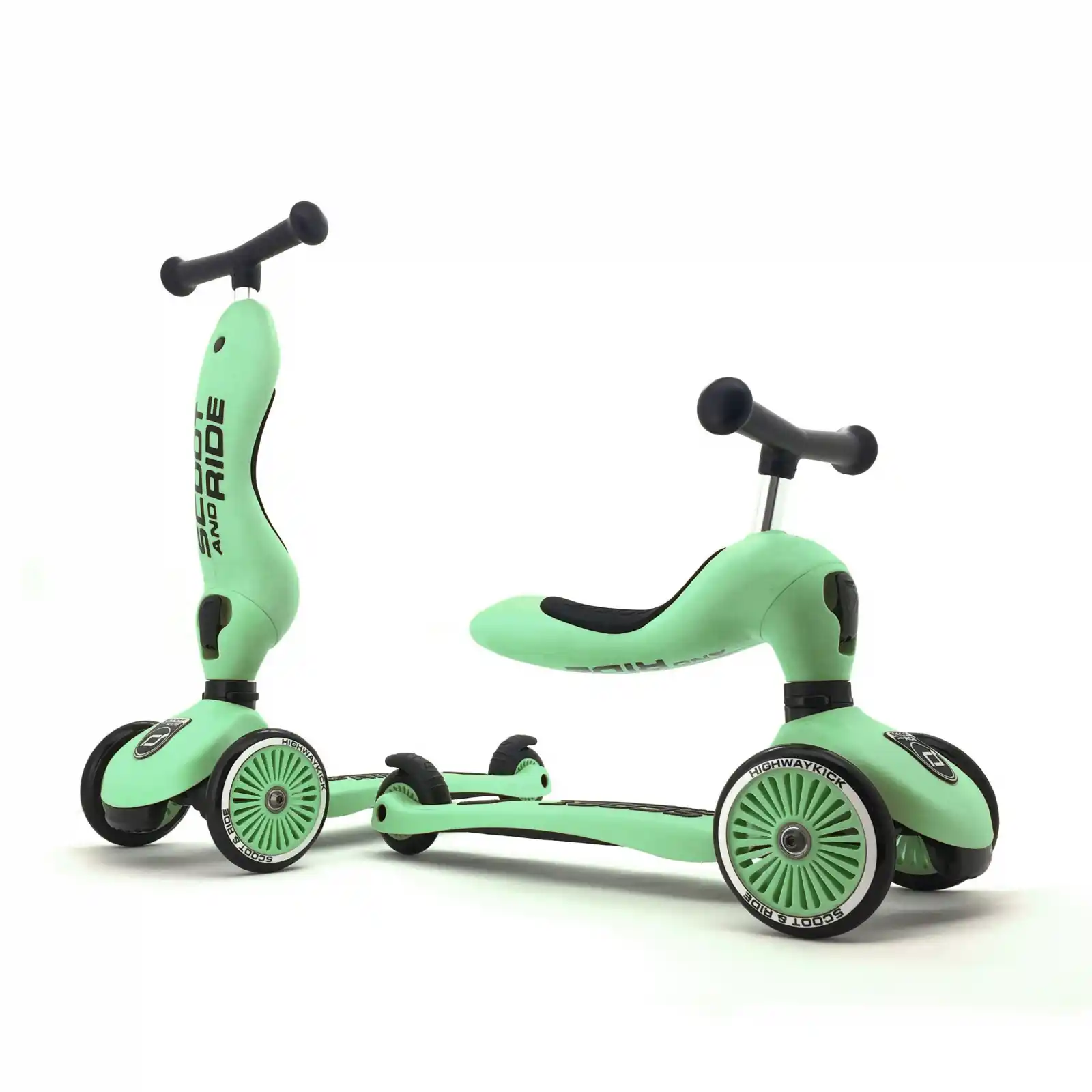 Jucării și Jocuri pentru copii - Trotinete copii, cu scaun, Scoot and Ride, HighwayKick 1 Kiwi, 1-5 ani