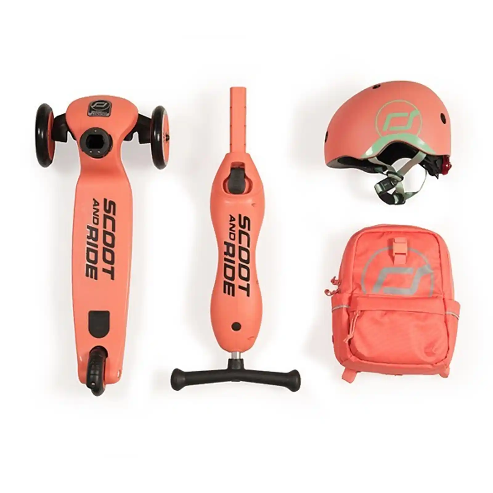 Trotinete copii, cu scaun, Scoot and Ride, HighwayKick 1 Peach, 1-5 ani [4]