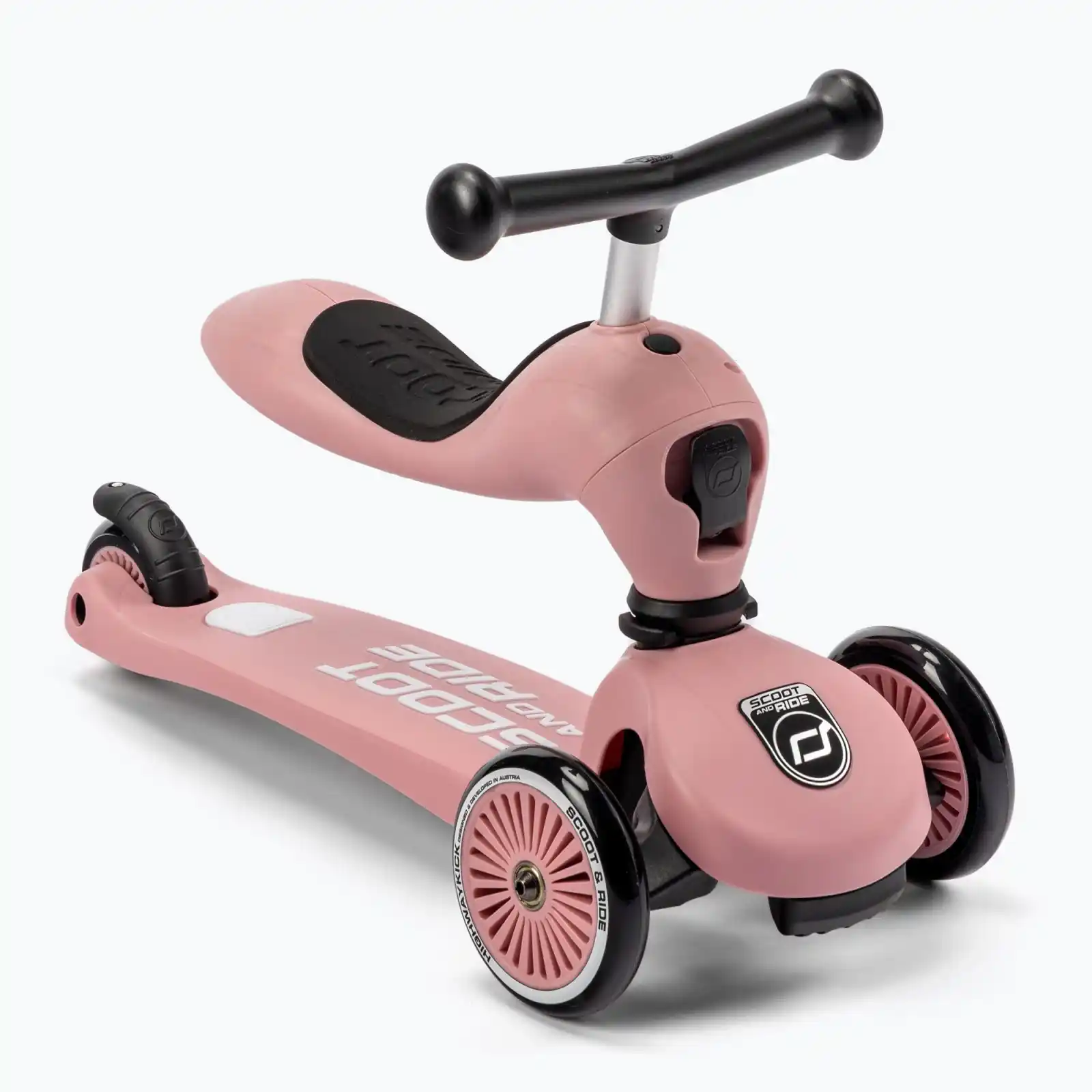Trotinete copii, cu scaun, Scoot and Ride, HighwayKick 1 Rose, 1-5 ani [8]
