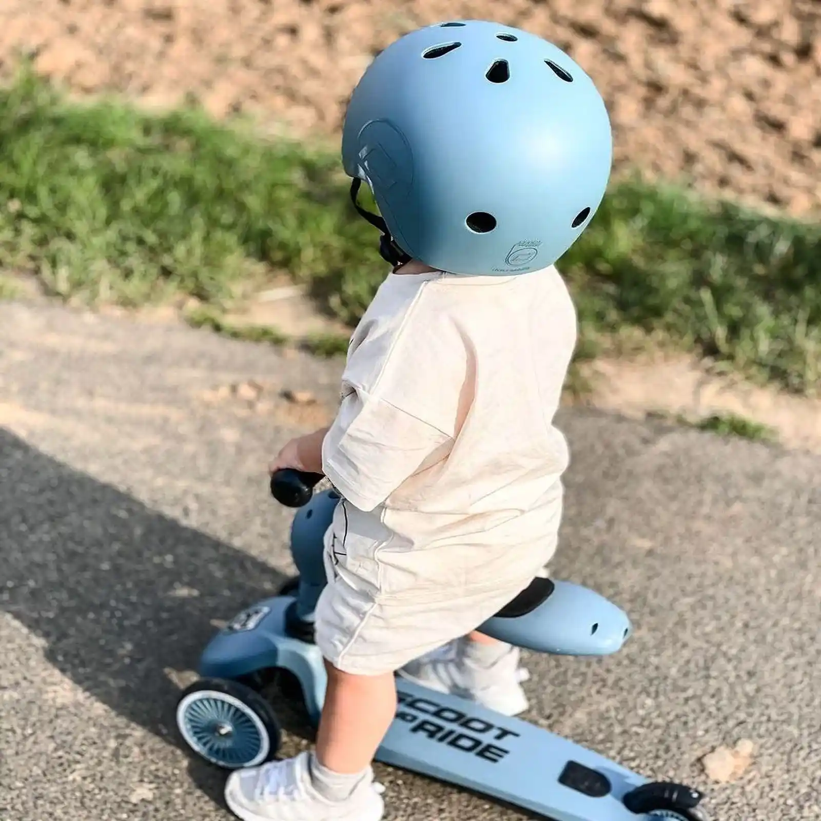 Trotinete copii, cu scaun, Scoot and Ride, HighwayKick 1 Steel, 1-5 ani [9]
