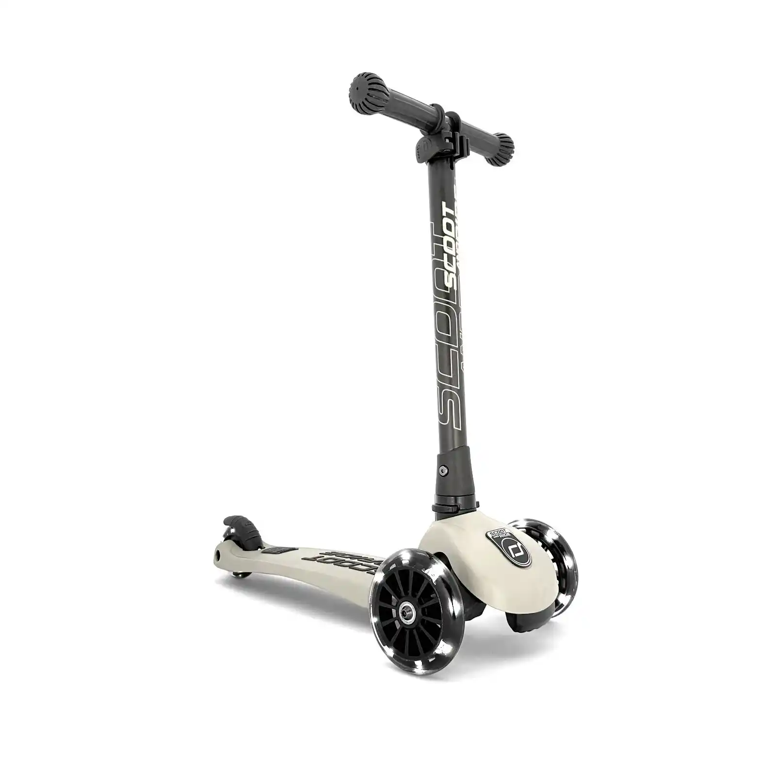 Jucării și Jocuri pentru copii - Trotinete copii, pliabila, reglabila, roti lumini, 3-6 ani, Scoot Ride, HighwayKick 3 Led Ash