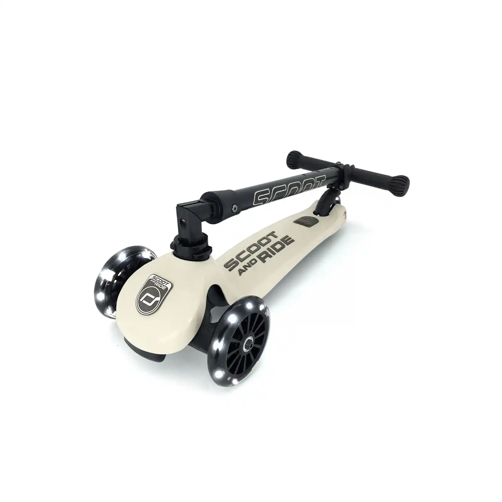 Trotinete copii, pliabila, reglabila, roti lumini, 3-6 ani, Scoot Ride, HighwayKick 3 Led Ash [4]