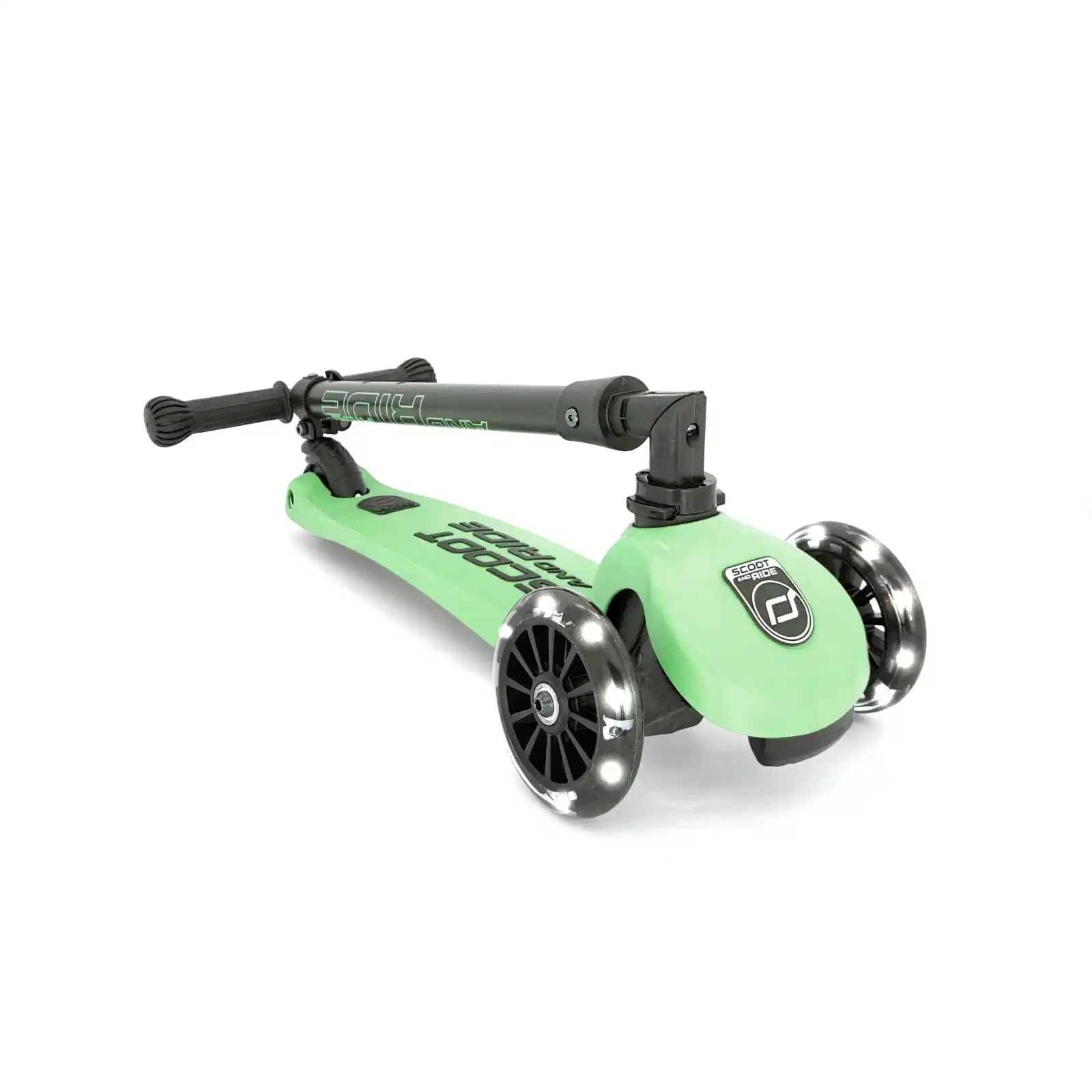 Trotinete copii, pliabila, reglabila, roti lumini, 3-6 ani, Scoot Ride, HighwayKick 3 Led Kiwi [2]
