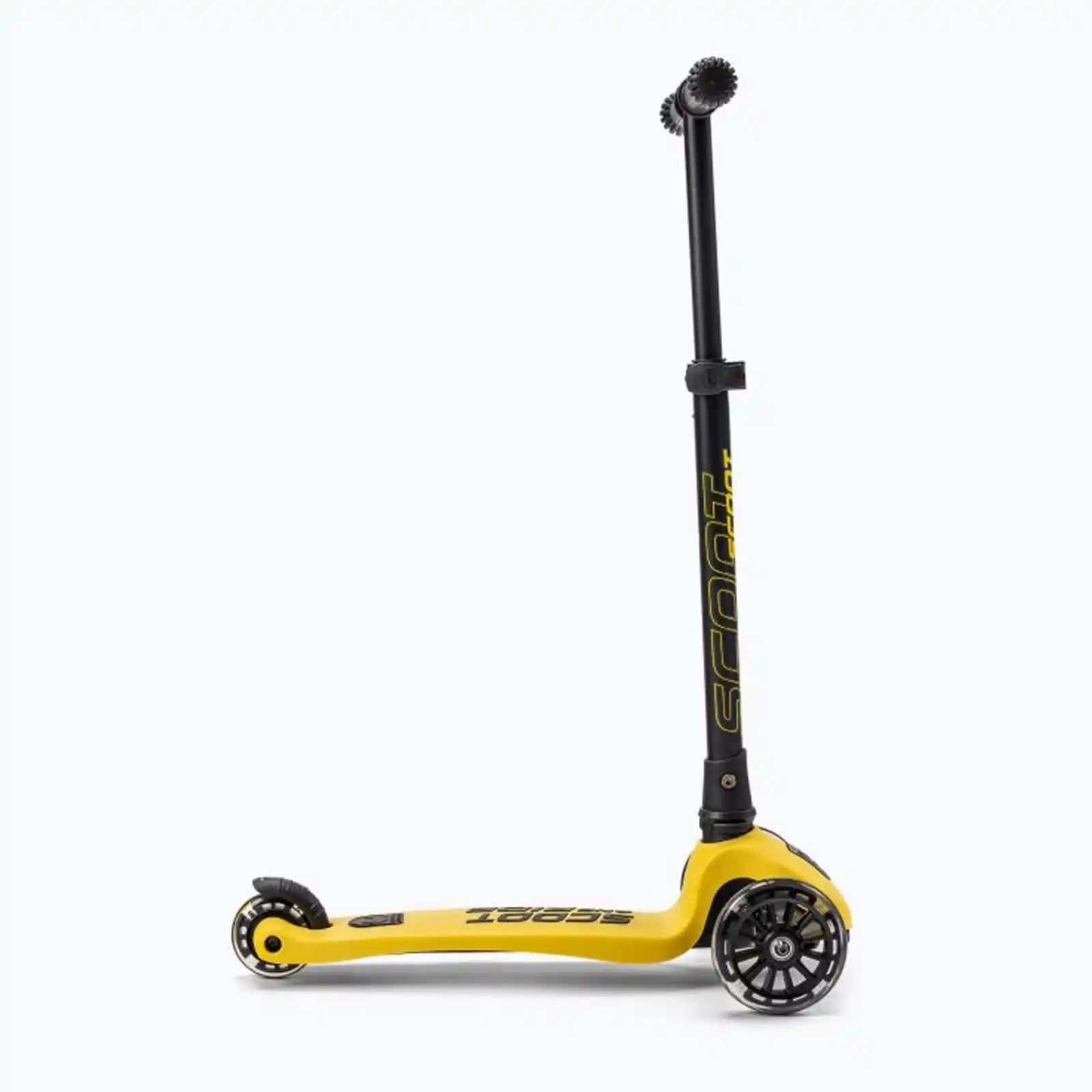 Trotinete copii, pliabila, reglabila, roti lumini, 3-6 ani, Scoot Ride, HighwayKick 3 Led Lemon [4]