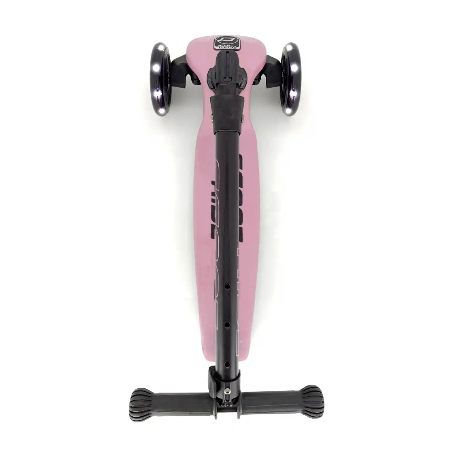 Trotinete copii, pliabila, reglabila, roti lumini, 3-6 ani, Scoot Ride, HighwayKick 3 Led Rose [6]