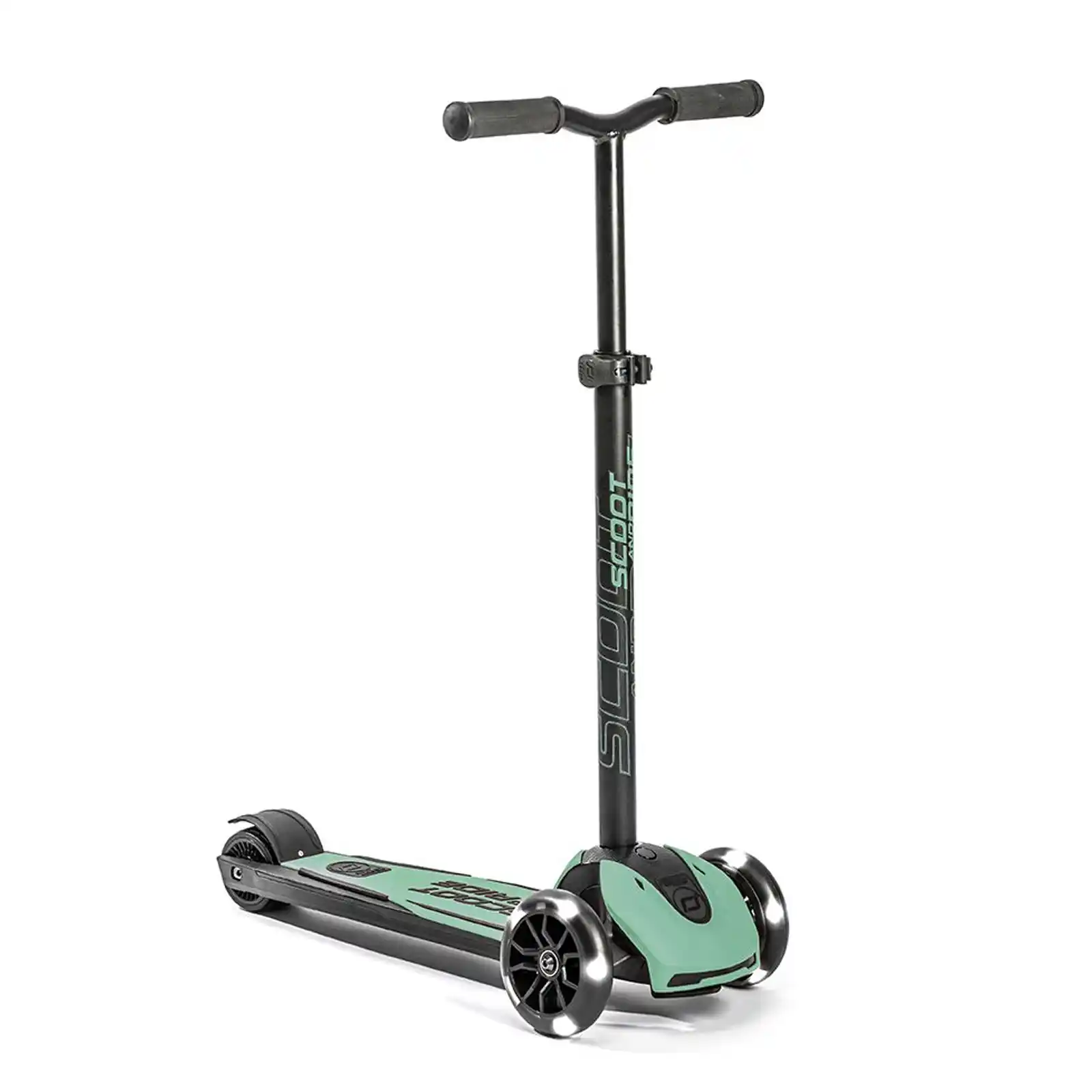 Jucării și Jocuri pentru copii - Trotinete copii, pliabila, reglabila, roti lumini, 5 ani+, Scoot Ride, HighwayKick 5 Led Forest