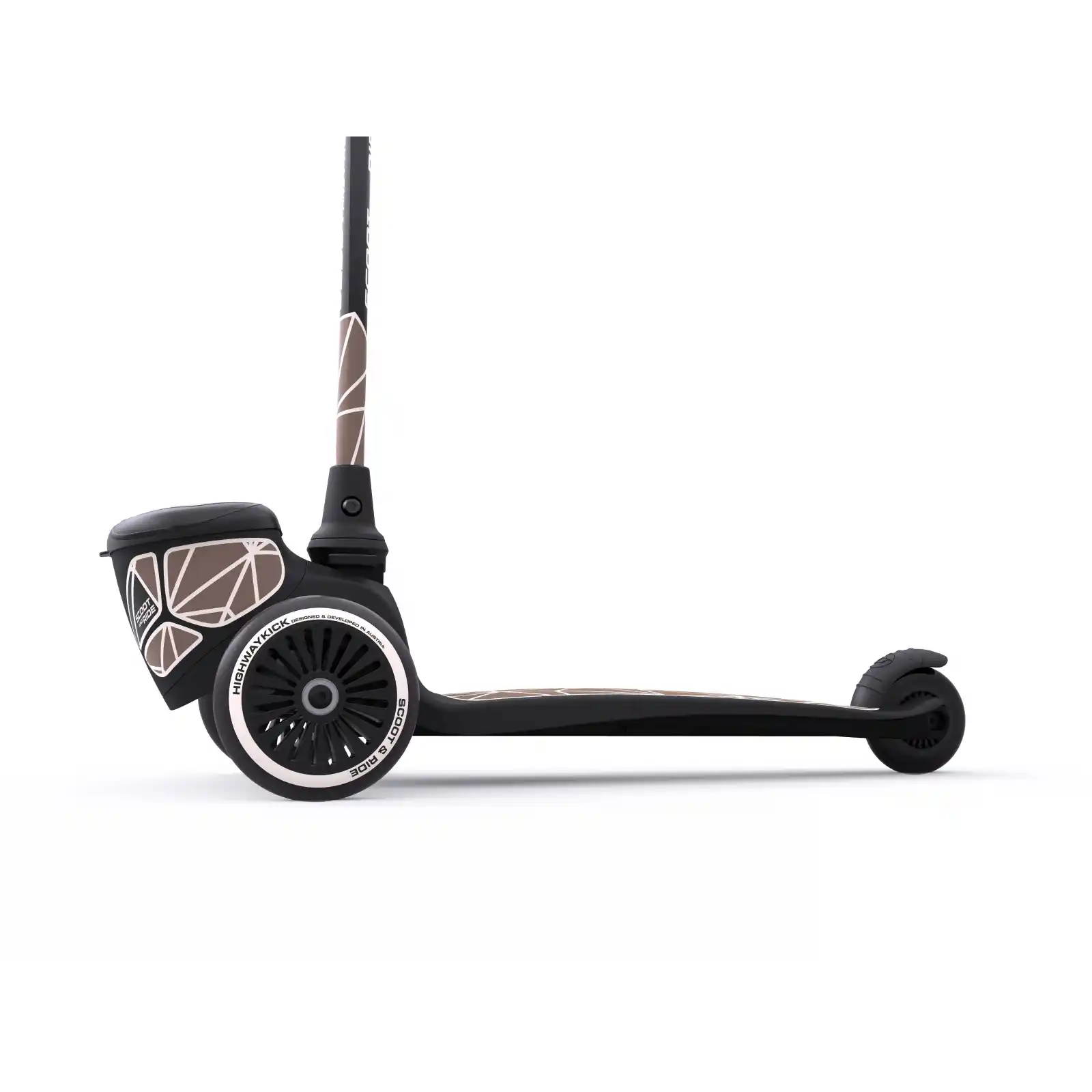 Trotinete copii 2 ani+, pliabila, Scoot Ride, HighwayKick 2 Lifestyle Brown Line [4]