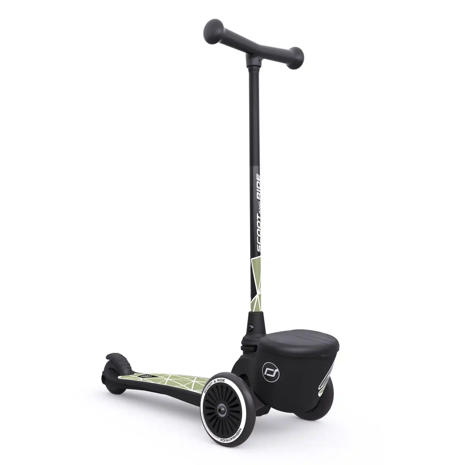Trotinete copii 2 ani+, pliabila, Scoot Ride, HighwayKick 2 Lifestyle Green Line [1]