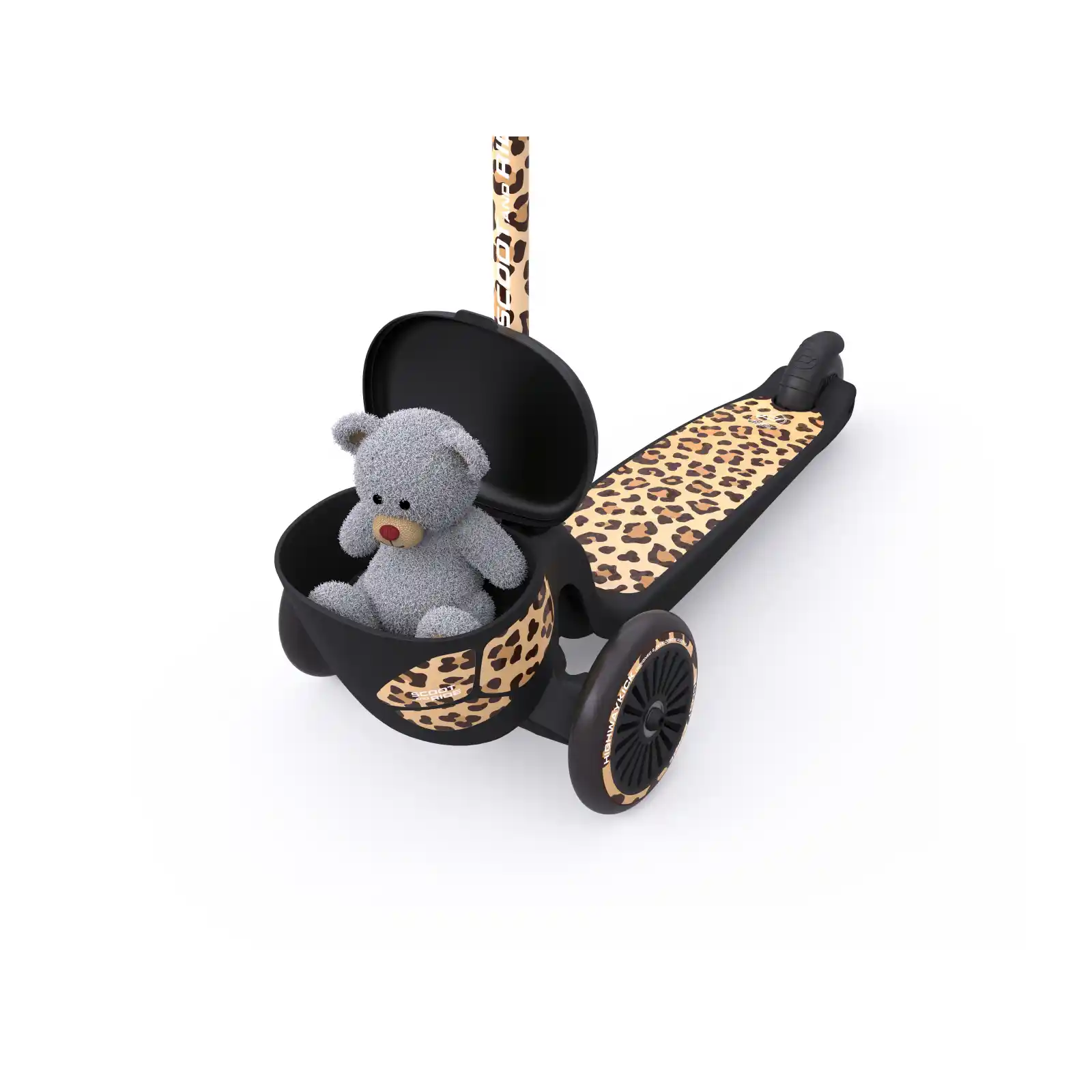 Trotinete copii 2 ani+, pliabila, Scoot Ride, HighwayKick 2 Lifestyle Leopard [6]