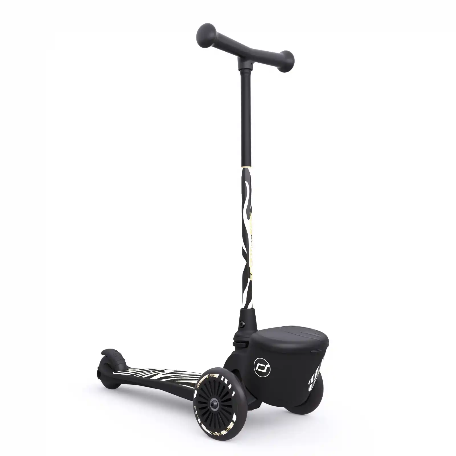 Trotinete copii 2 ani+, pliabila, Scoot Ride, HighwayKick 2 Lifestyle Zebra [1]