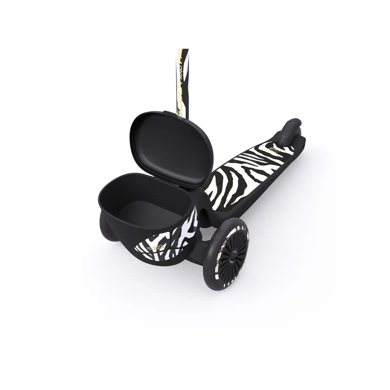 Trotinete copii 2 ani+, pliabila, Scoot Ride, HighwayKick 2 Lifestyle Zebra [8]