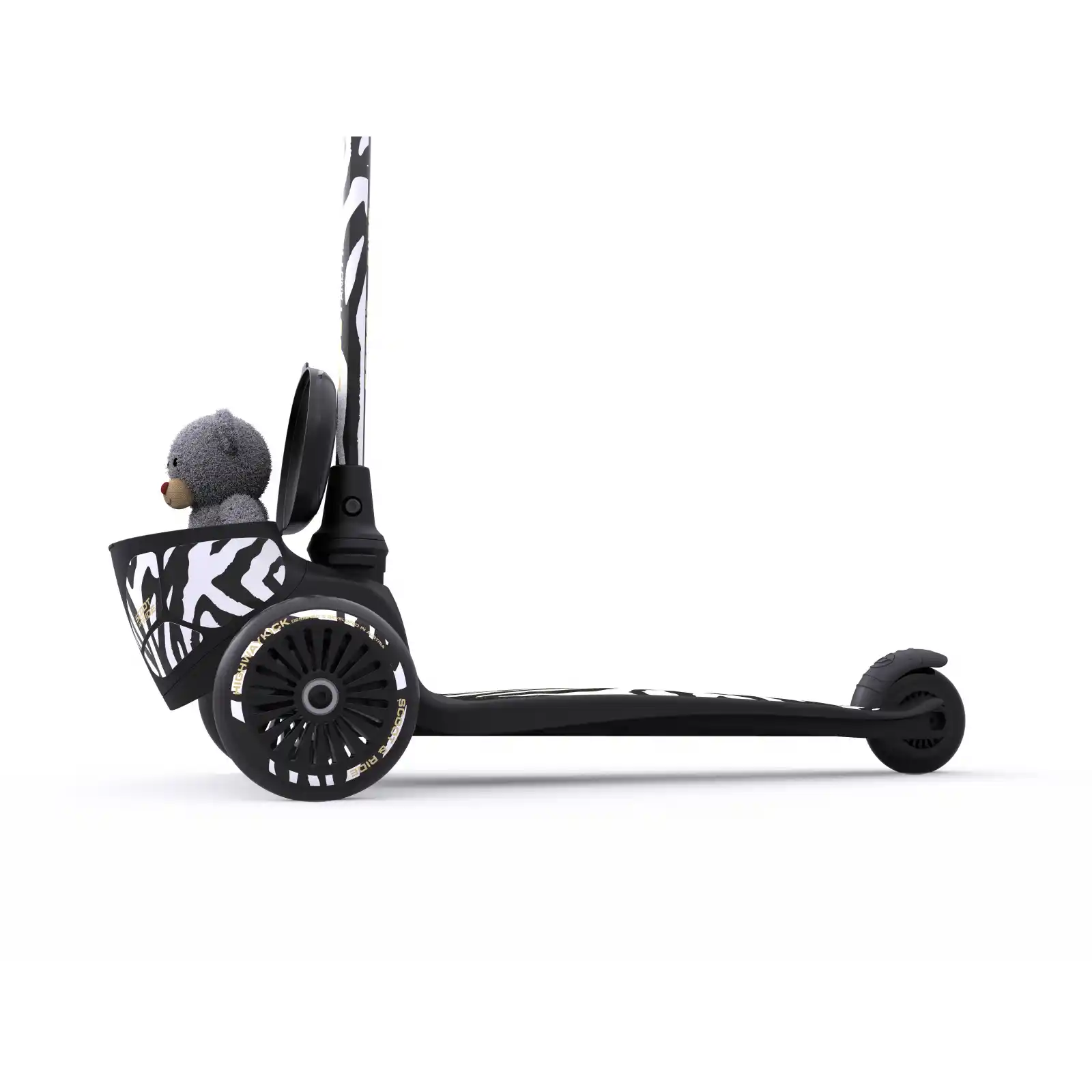 Trotinete copii 2 ani+, pliabila, Scoot Ride, HighwayKick 2 Lifestyle Zebra [6]