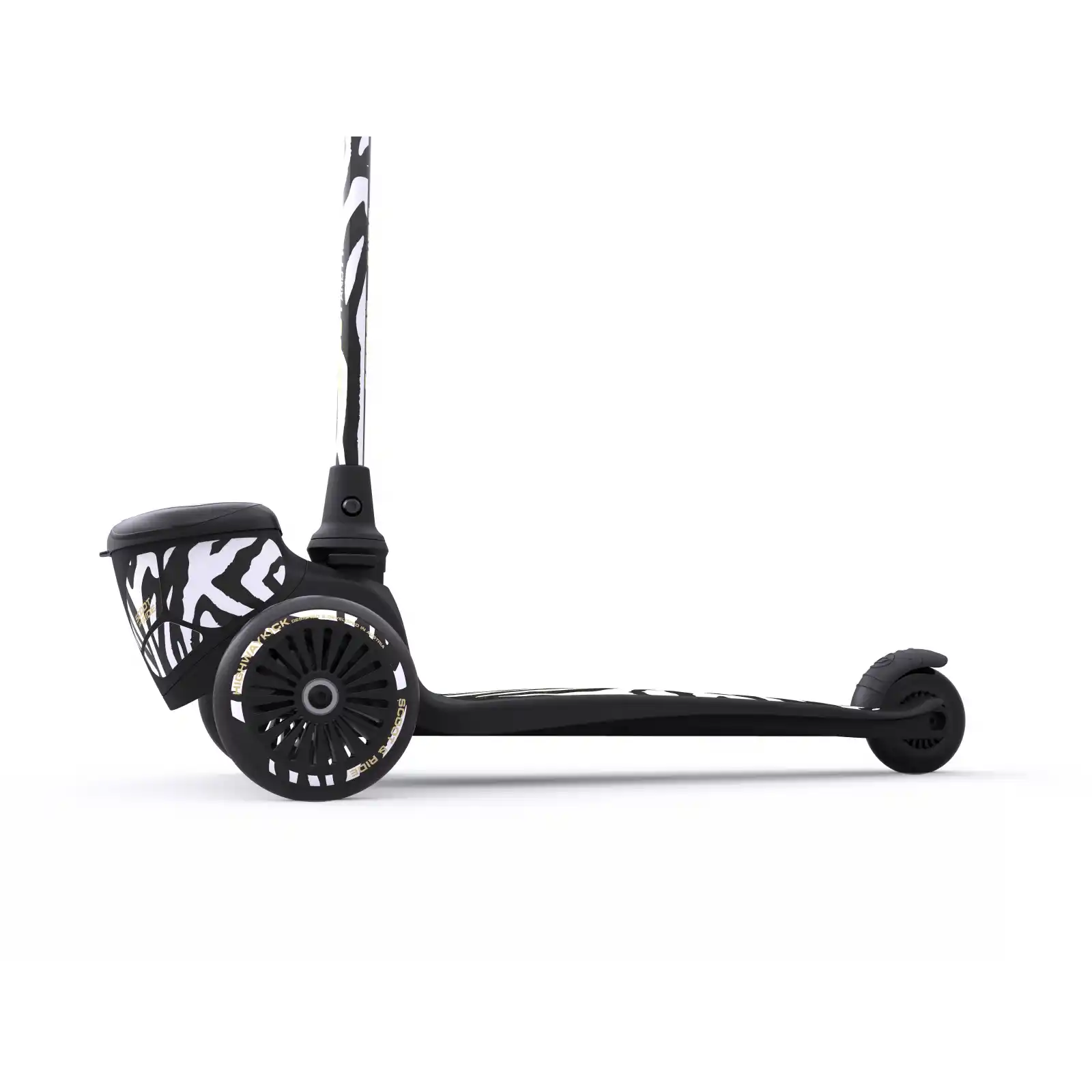 Trotinete copii 2 ani+, pliabila, Scoot Ride, HighwayKick 2 Lifestyle Zebra [4]