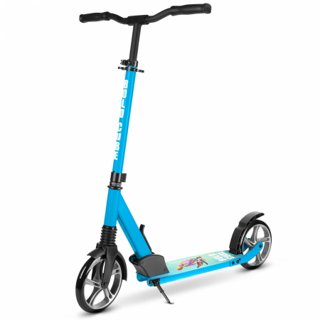 Jucării și Jocuri pentru copii - Trotineta de scheme freestyle, Pliabila - Scooter XL Turcoaz, 2 roti