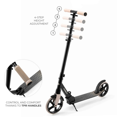 Trotineta kinderkraft freely,  beige [3]