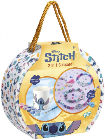 Seturi creative pentru copii - Trusa creatie Stitch - Bratari & cana