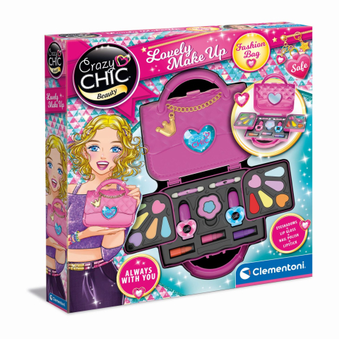 Jucării și Jocuri pentru copii - Trusa de machiaj lovely make up crazy chic copii varsta 6 ani - 12 ani