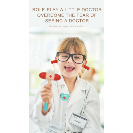 Trusa medicala de jucarie ⭐ set doctor din lemn. [4]