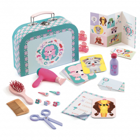 Trusa Doudouchic, joc de rol, cosmetica pentru animale, Djeco [1]