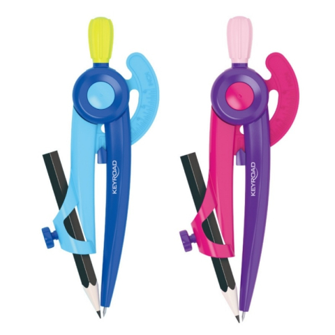 Trusa geometrie Keyroad Compax KR971488, cutie PVC [1]