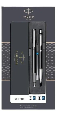 Birotică și Papetărie - Trusa Jotter Parker pix+stilou Negru