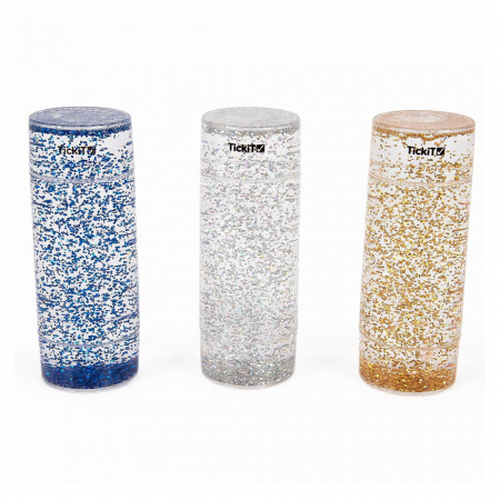 Art & Craft si Artizanat - Tuburi senzoriale cu sclipici, TickiT, 3-7 ani