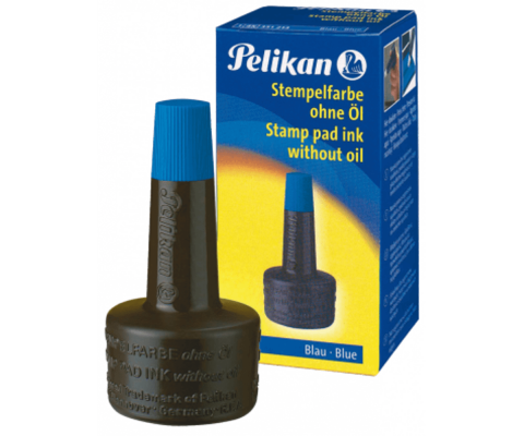 Ștampile, Tușiere, Embosare - Tus Pelikan neuleios 28 ml Albastru