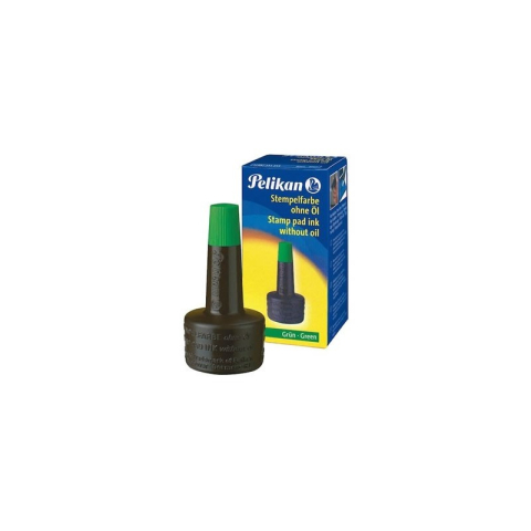 Art & Craft si Artizanat - Tus stampila Pelikan, neuleios, verde, 28ml, cu picurator