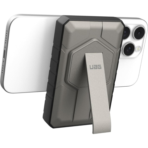 UAG Acumulator extern Rugged 10.000mAh, Magnetic, Wireless, 20W, cu stand, Black Titanium [4]