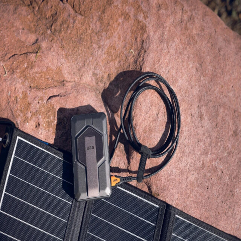 UAG Acumulator extern Rugged 10.000mAh, Magnetic, Wireless, 20W, cu stand, Black Titanium [9]