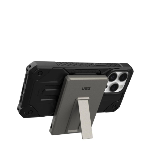 UAG Acumulator extern Slim Magnetic 5.000mAh, 20W, cablu Type-C, Wireless, cu stand,Titanium [2]