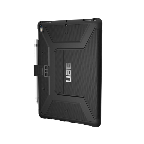 UAG Husa Book Metropolis Series iPad 10.2 inch(7th, 8th Gen, 9th Gen) Black (military drop tested, stand) [8]