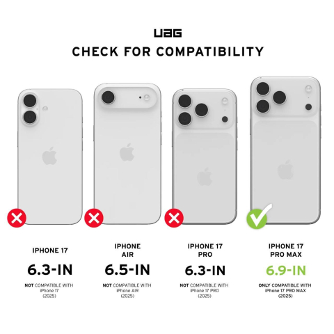 UAG Husa Civilian LT MagSafe iPhone 17 Pro Max Black [2]