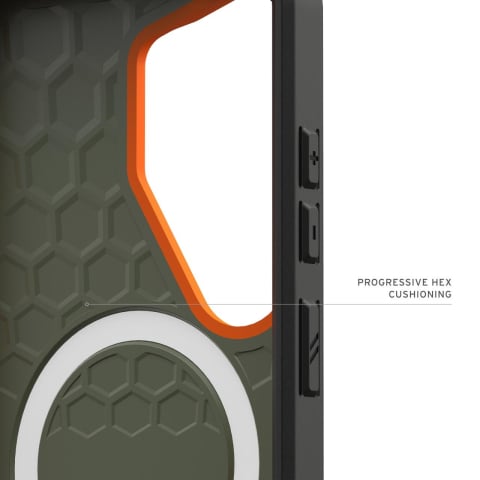 UAG Husa Civilian Magnetic Samsung Galaxy S26 Ultra Olive Drab / Orange [7]