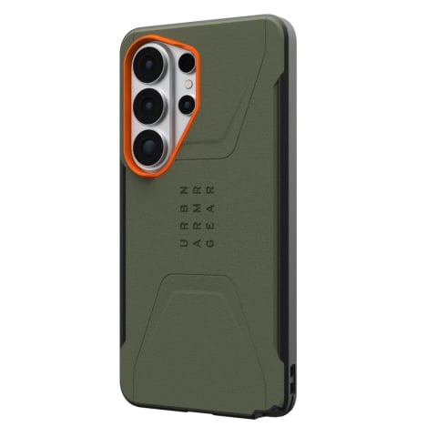 UAG Husa Civilian Magnetic Samsung Galaxy S26 Ultra Olive Drab / Orange [6]