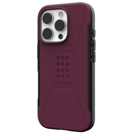 Laptop, Tablete & Telefoane - UAG Husa Civilian Magsafe iPhone 16 Pro Bordeaux