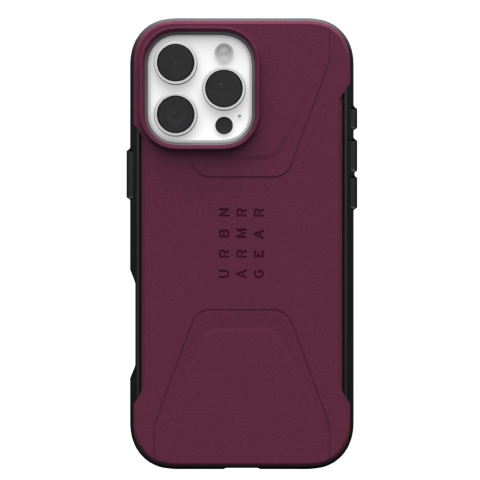 UAG Husa Civilian Magsafe iPhone 16 Pro Max Bordeaux [6]