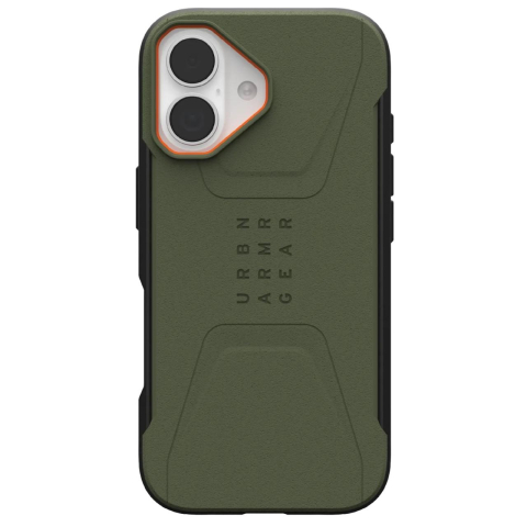 UAG Husa Civilian Magsafe iPhone 17 Olive/Orange [16]