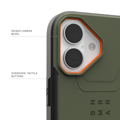UAG Husa Civilian Magsafe iPhone 17 Olive/Orange [11]