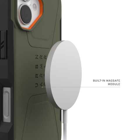 UAG Husa Civilian Magsafe iPhone 17 Olive/Orange [14]