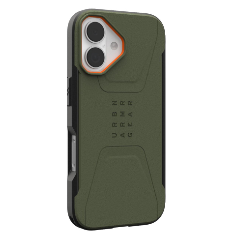 UAG Husa Civilian Magsafe iPhone 17 Olive/Orange [8]
