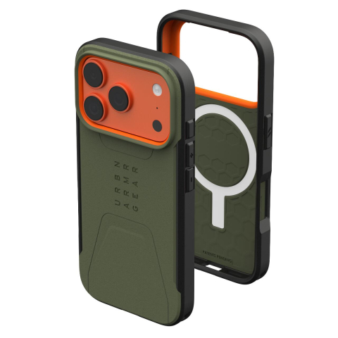 UAG Husa Civilian Magsafe iPhone 17 Pro Max Olive/Orange [6]