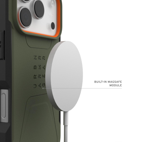 UAG Husa Civilian Magsafe iPhone 17 Pro Olive/Orange [18]