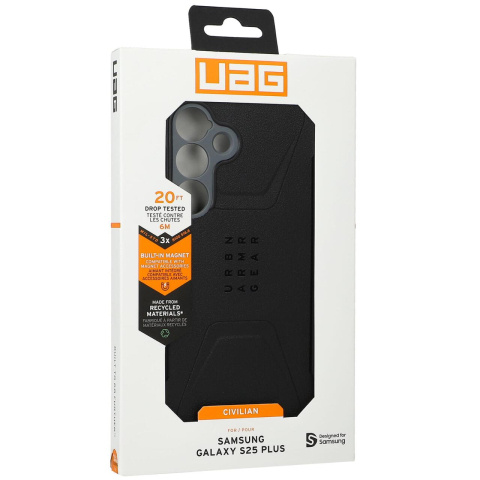 UAG Husa Civilian Pro Magnetic Samsung Galaxy S25 Plus Black [8]
